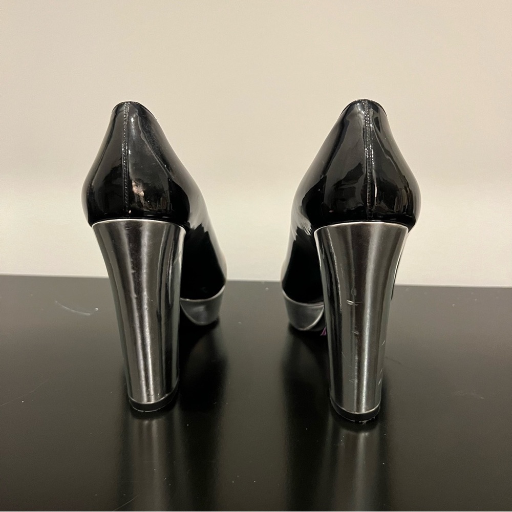 Miu Miu Patent Cap Toe Block Heels - image 6